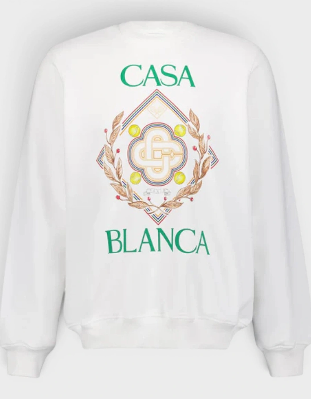 Championship Diamond Printed Sweatshirt Off White