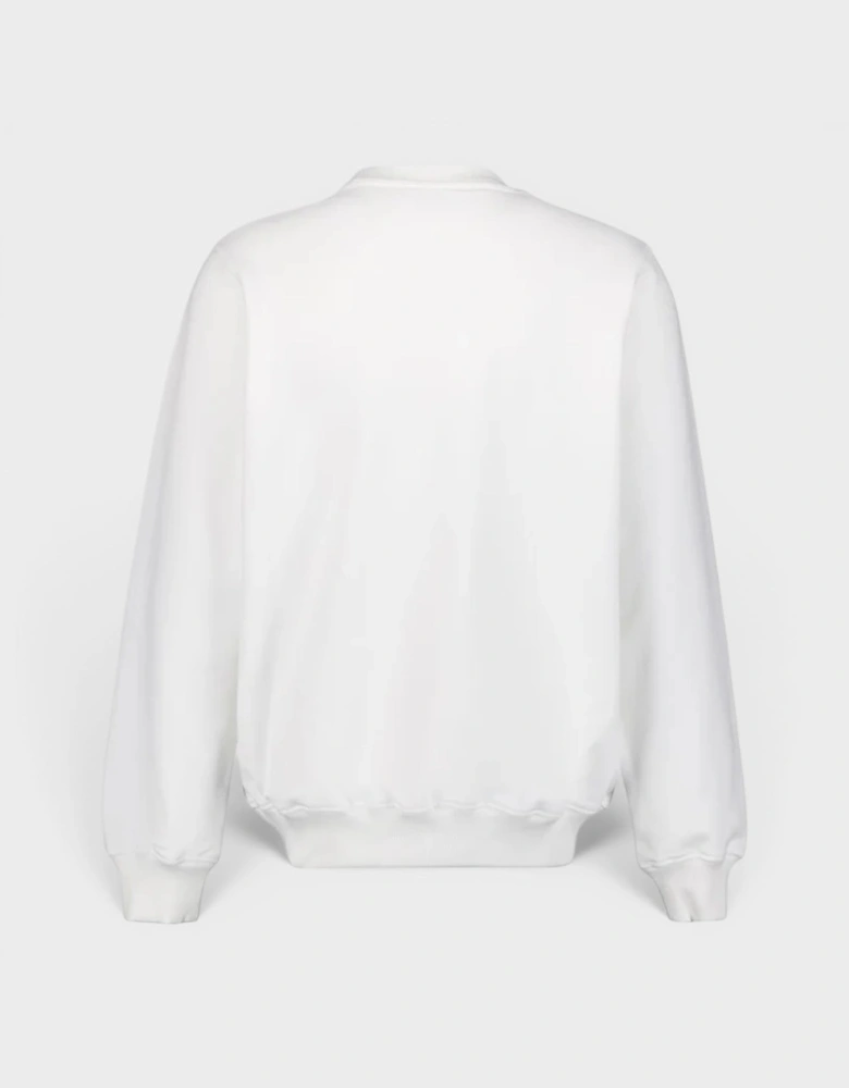 Championship Diamond Printed Sweatshirt Off White