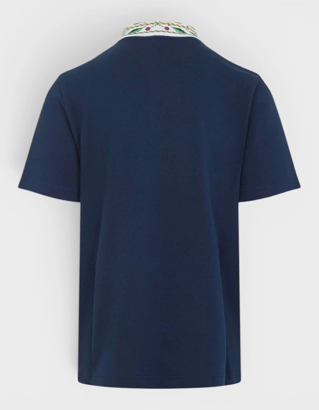 Classic Laurel Pique Polo Navy