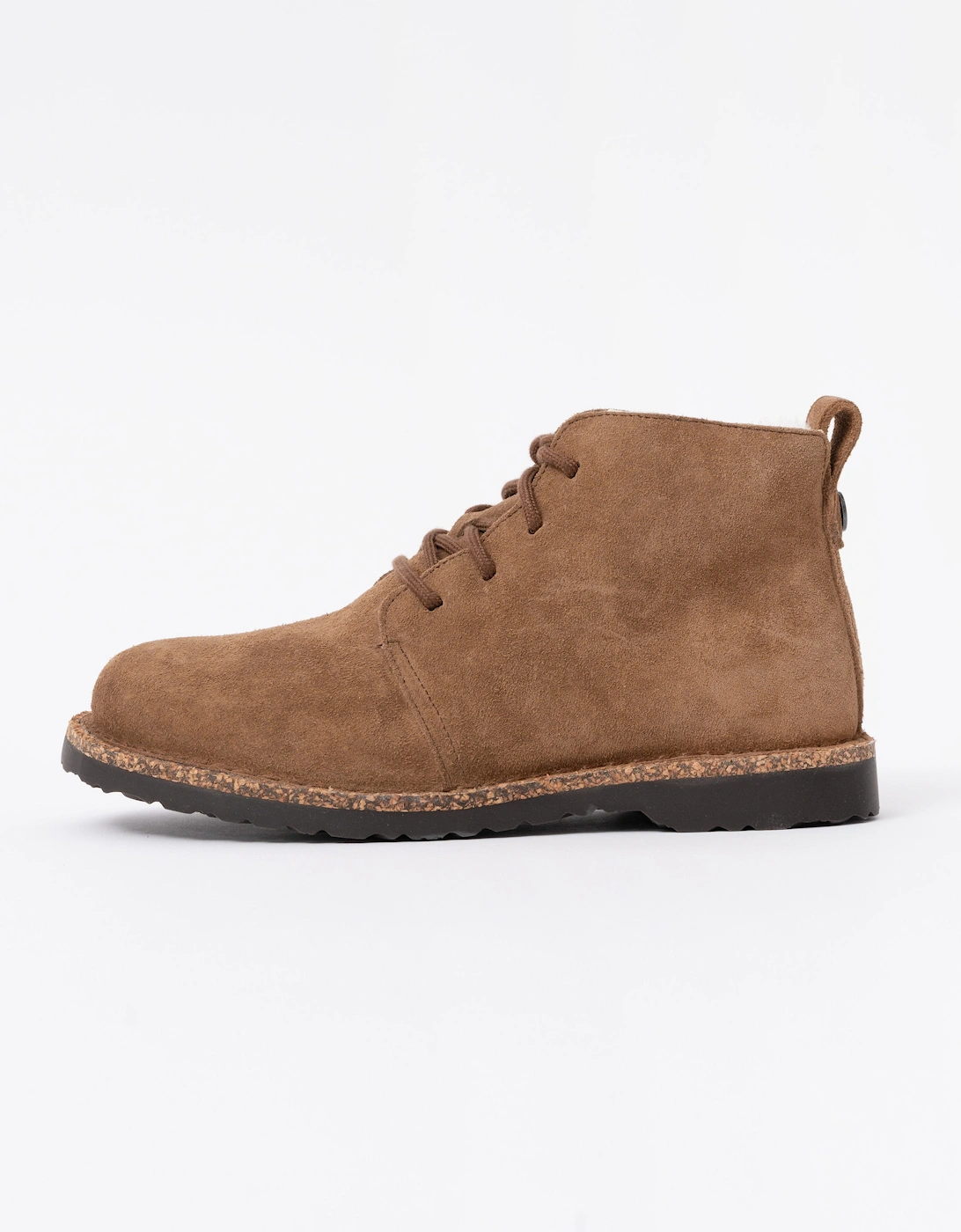 Birkenstock Uppsala Mid Shearling Suede Womens Boots - Dark Tea