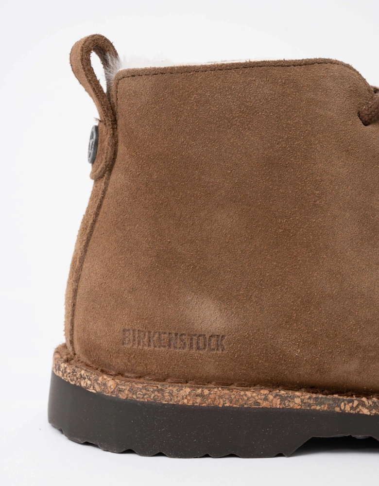 Birkenstock Uppsala Mid Shearling Suede Womens Boots - Dark Tea