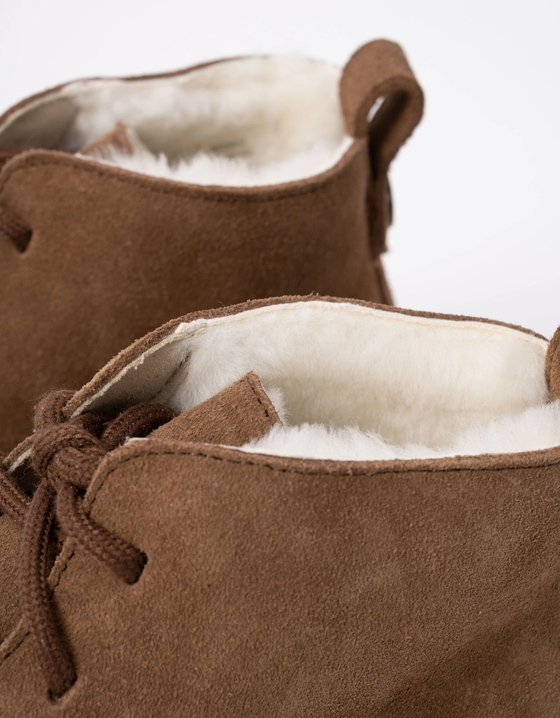 Birkenstock Uppsala Mid Shearling Suede Womens Boots - Dark Tea