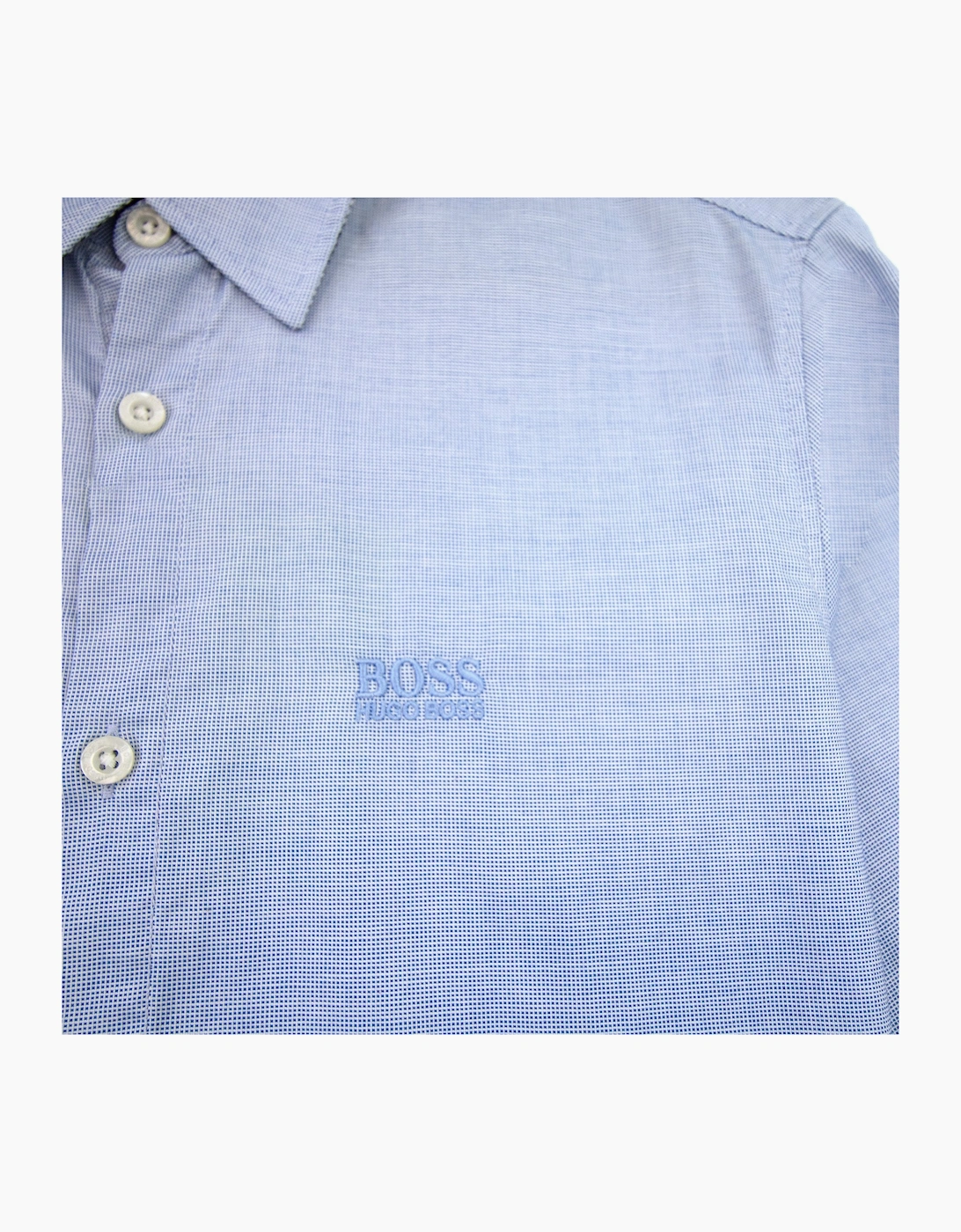 Hugo Boss C-busterino Short Sleeve Shirt Baby Blue