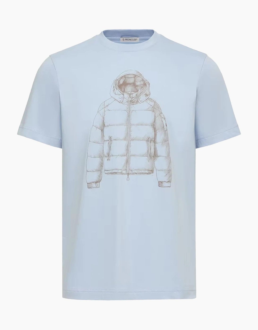 Printed Cotton T-Shirt Blue, 7 of 6