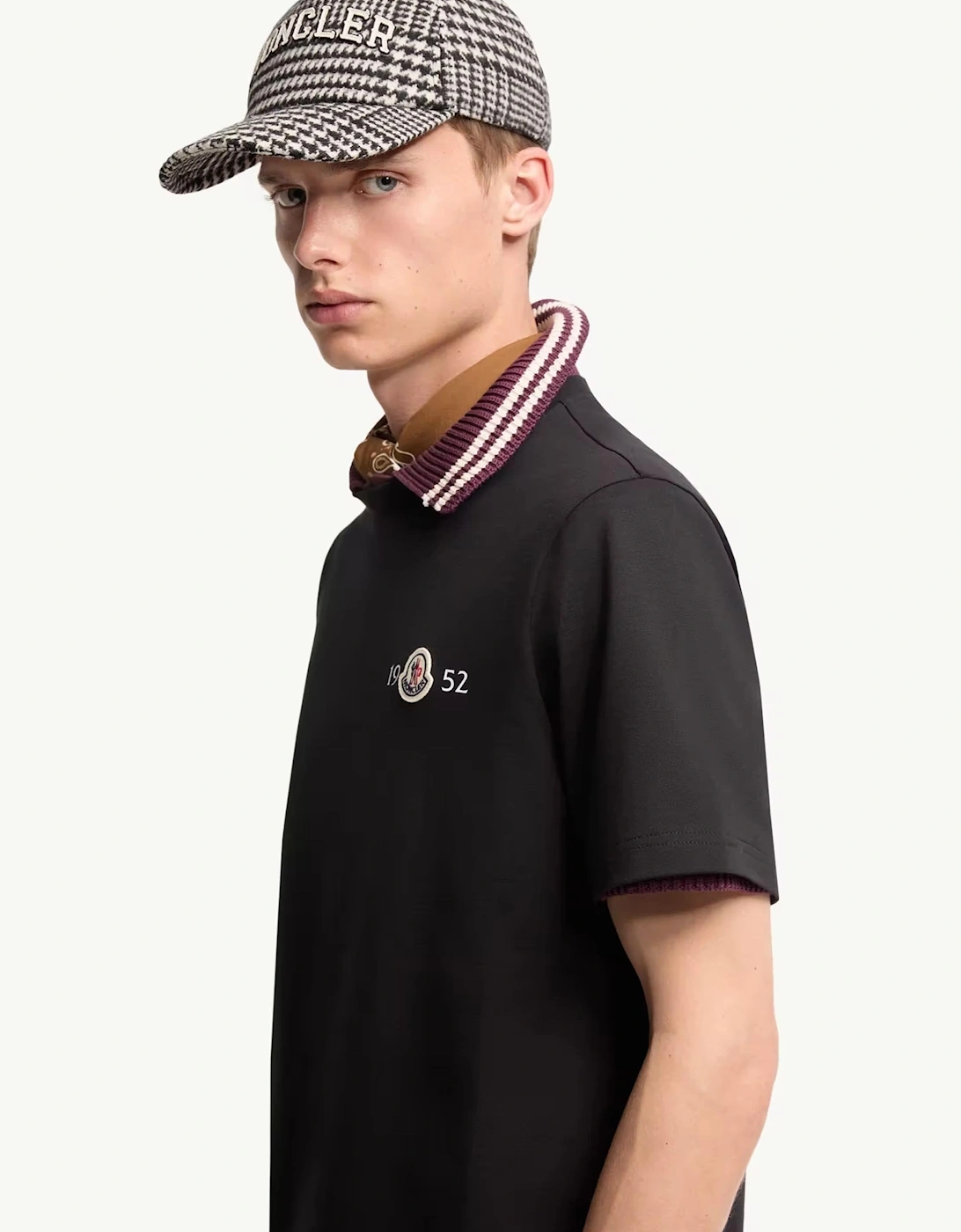 Branded Cotton T Shirt Black