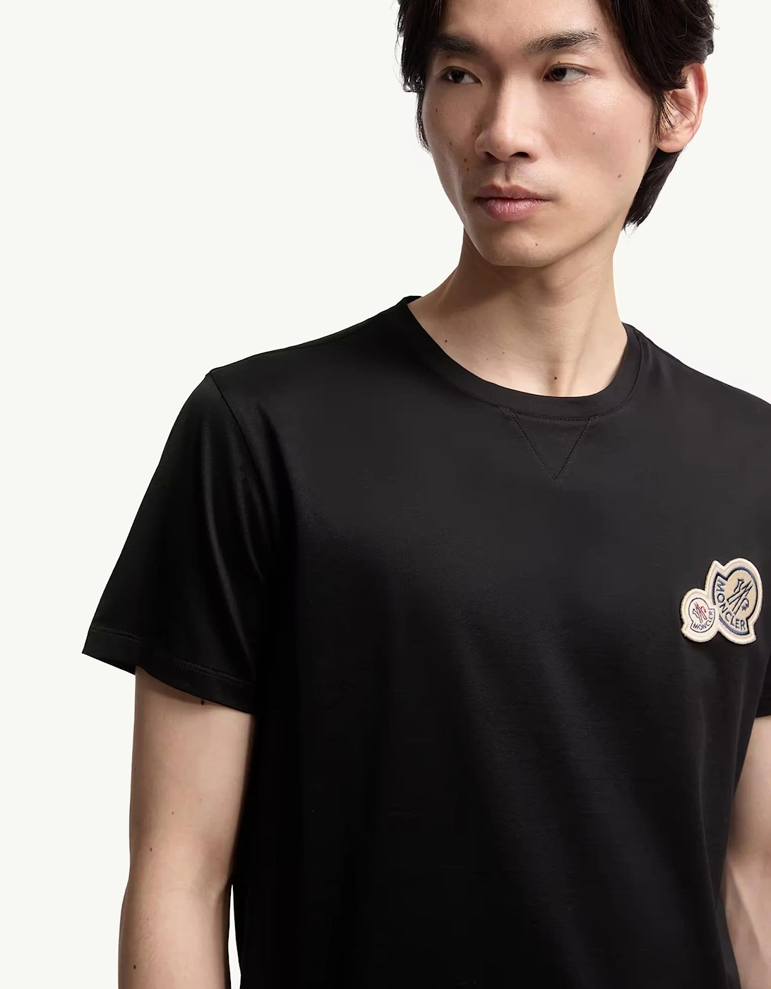 Double Logo T-Shirt Black