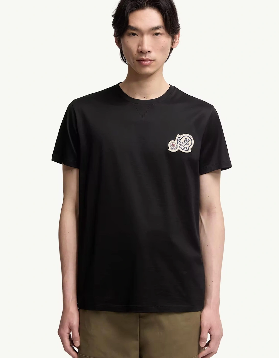 Double Logo T-Shirt Black