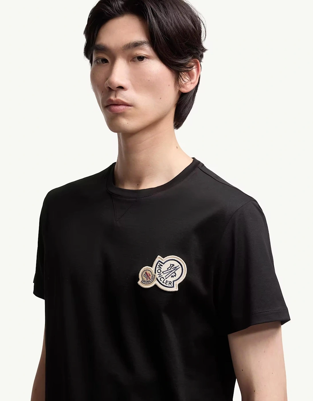 Double Logo T-Shirt Black