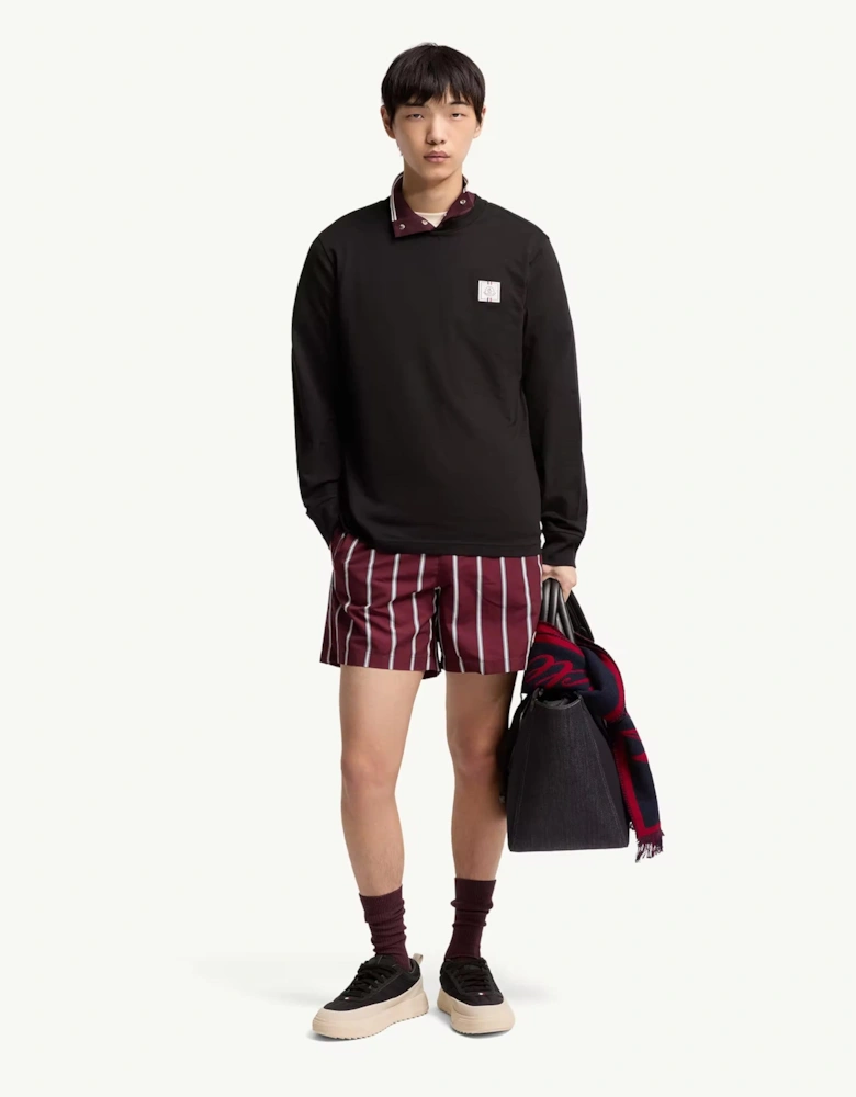 Patch Logo LS T-Shirt Black