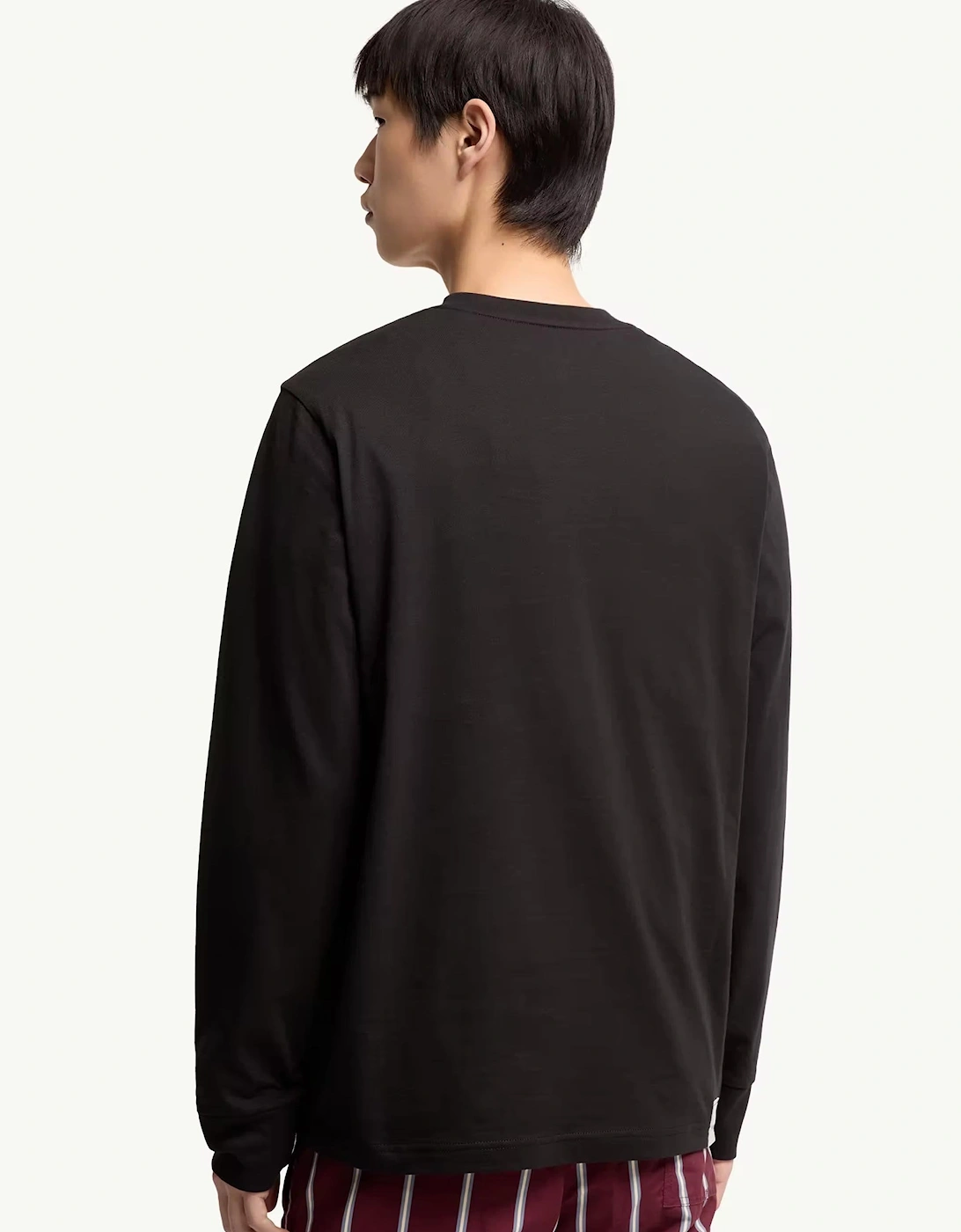 Patch Logo LS T-Shirt Black