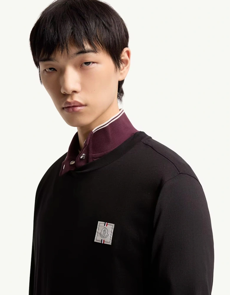 Patch Logo LS T-Shirt Black