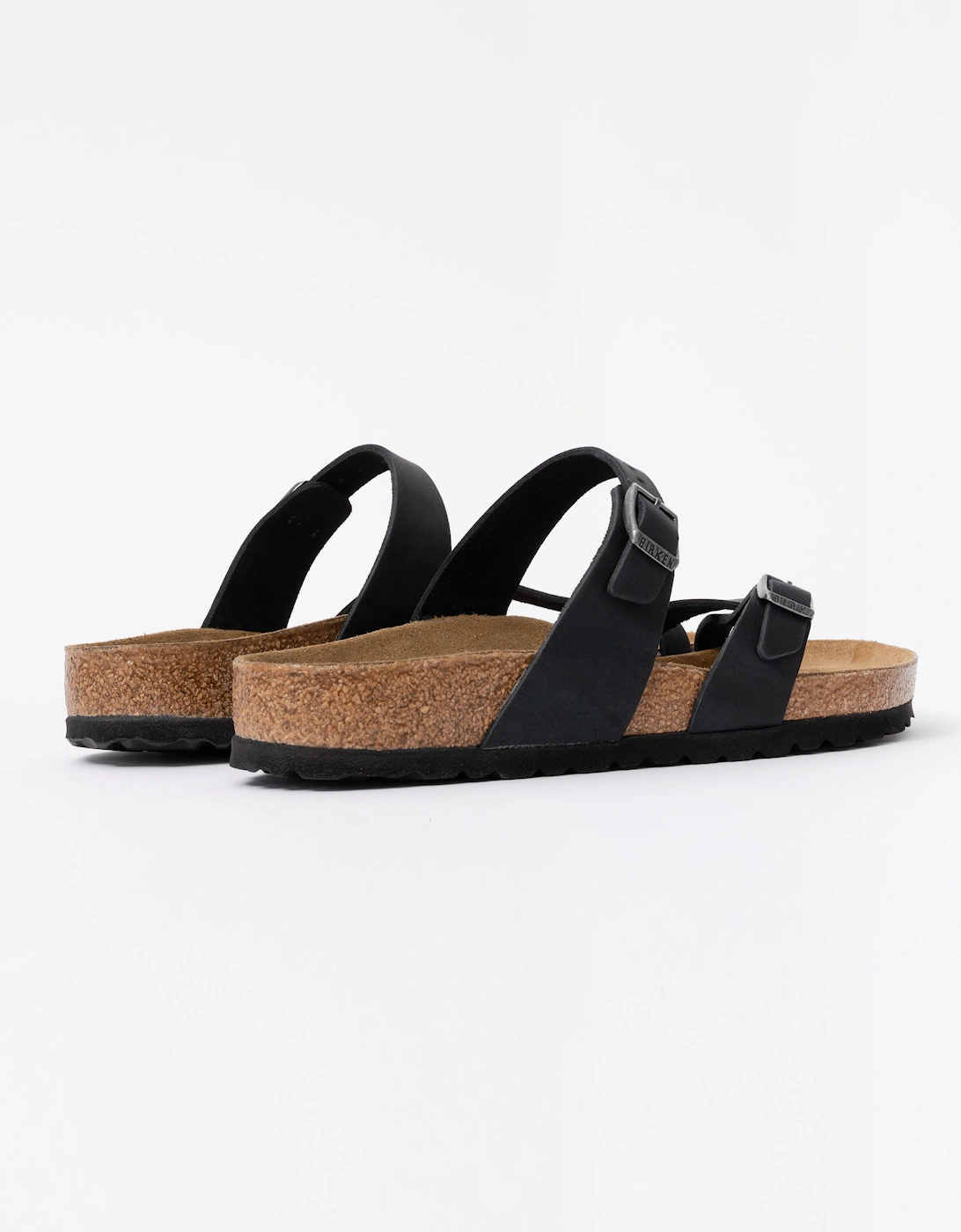 Birkenstock Mayari Oiled Nubuck Womens Sandals - Black