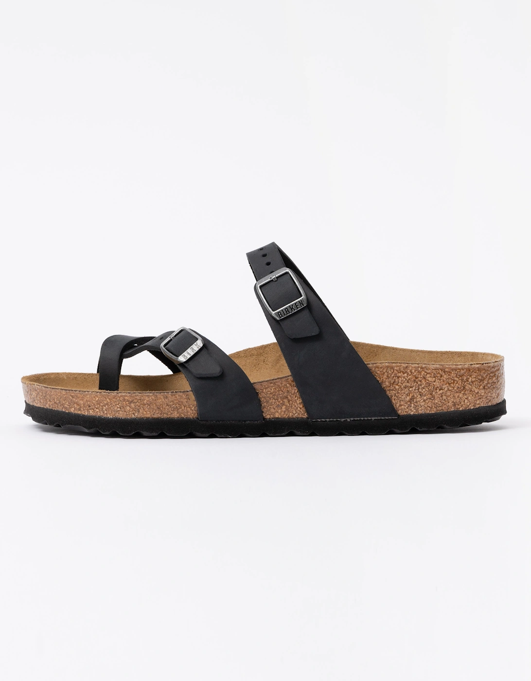 Birkenstock Mayari Oiled Nubuck Womens Sandals - Black