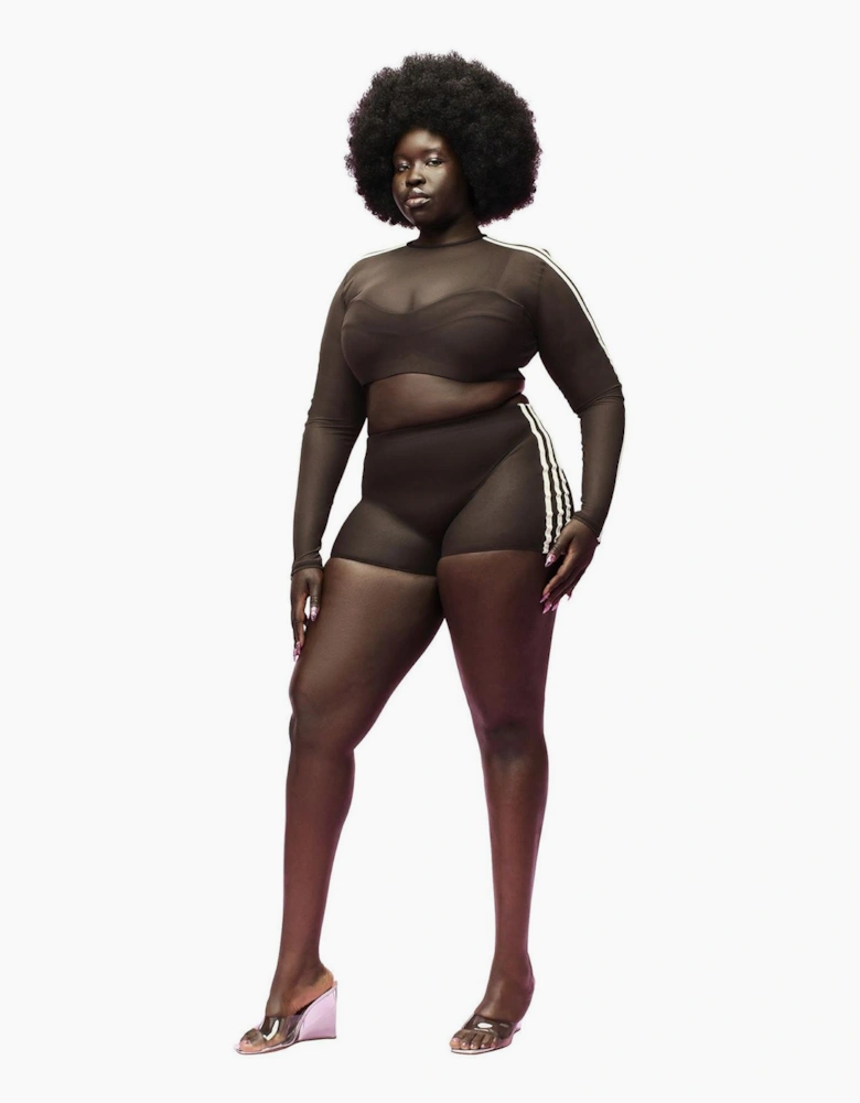 Ivy Park Illusion Long Sleeve Swim Top