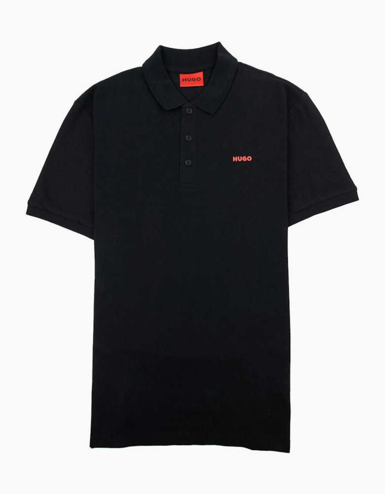 Hugo Donos222 Regular Fit Polo Black 001