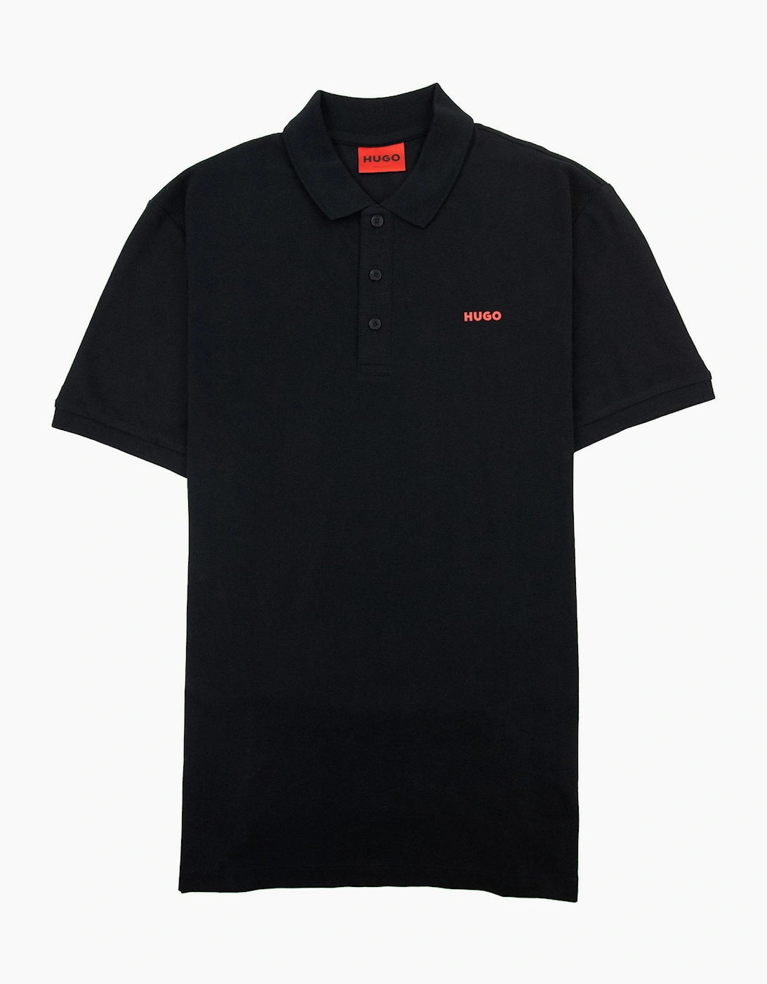 Hugo Donos222 Regular Fit Polo Black 001, 5 of 4