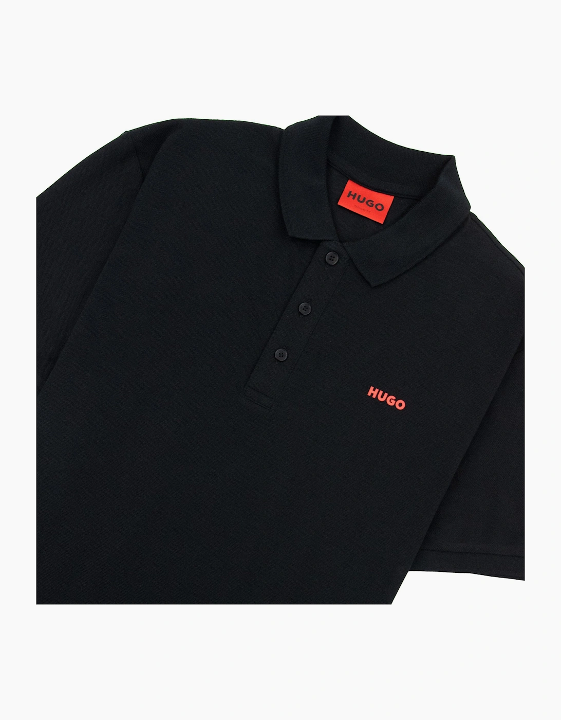 Hugo Donos222 Regular Fit Polo Black 001