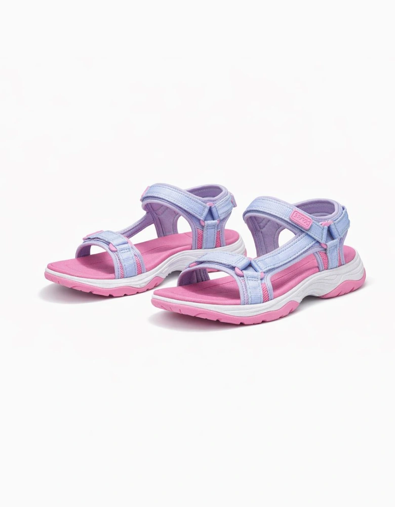 Skechers TREAD SEEKER Girls Ankle Strap Sandals Lavender/Pink