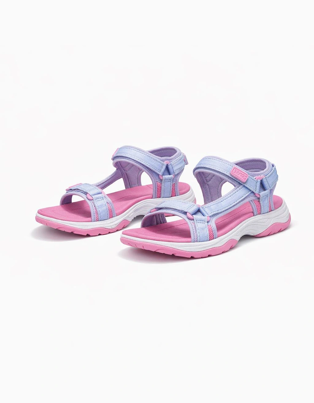 Skechers TREAD SEEKER Girls Ankle Strap Sandals Lavender/Pink