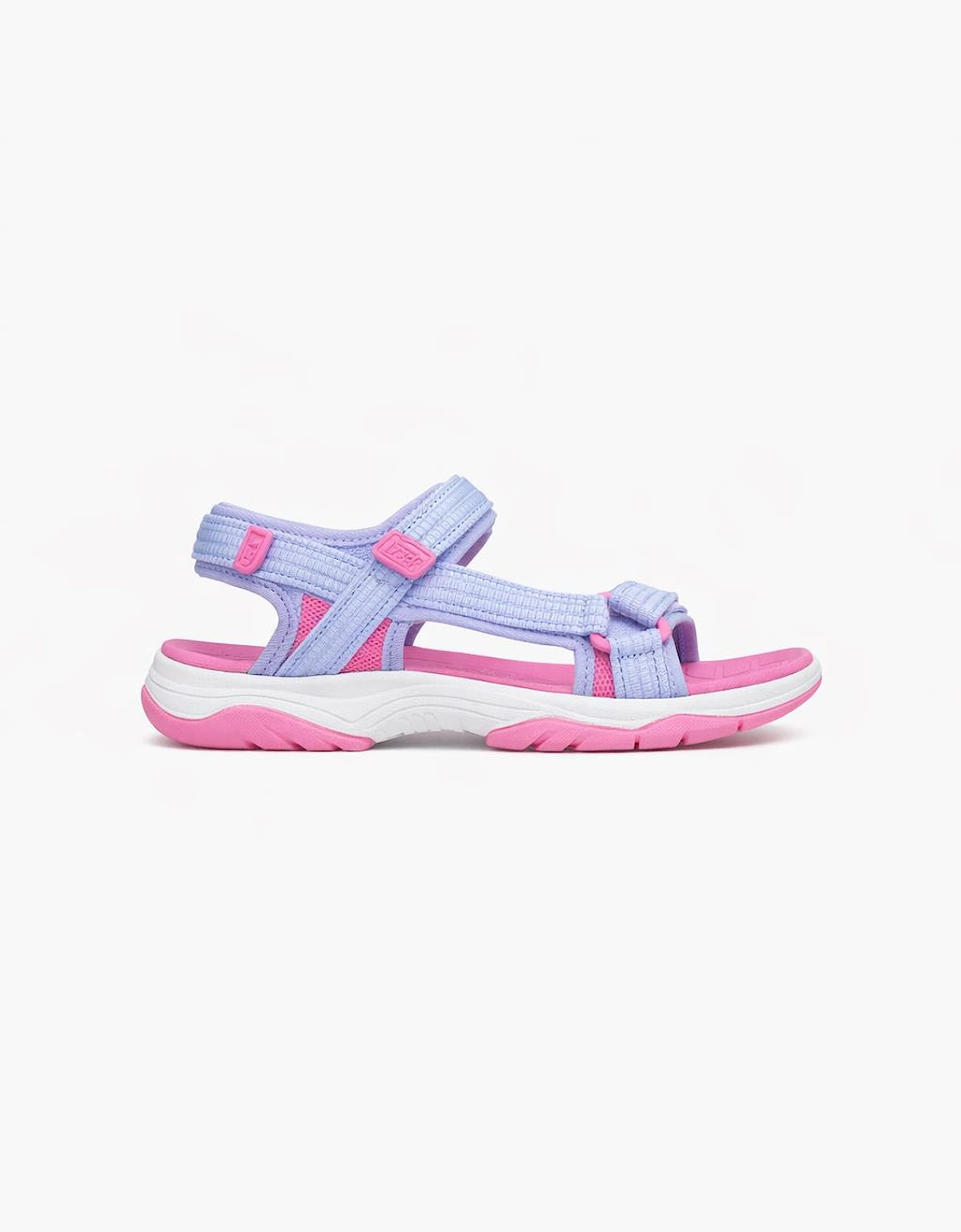 Skechers Girl's Skechers TREAD SEEKER Girls Ankle Strap Sandals Lavender/Pink - Blue