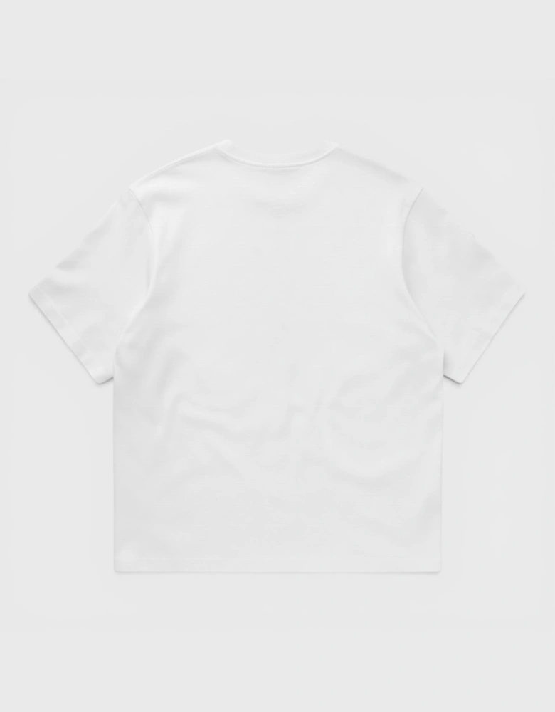 Casa Sport Icon 3D Printed Oversized T-Shirt White