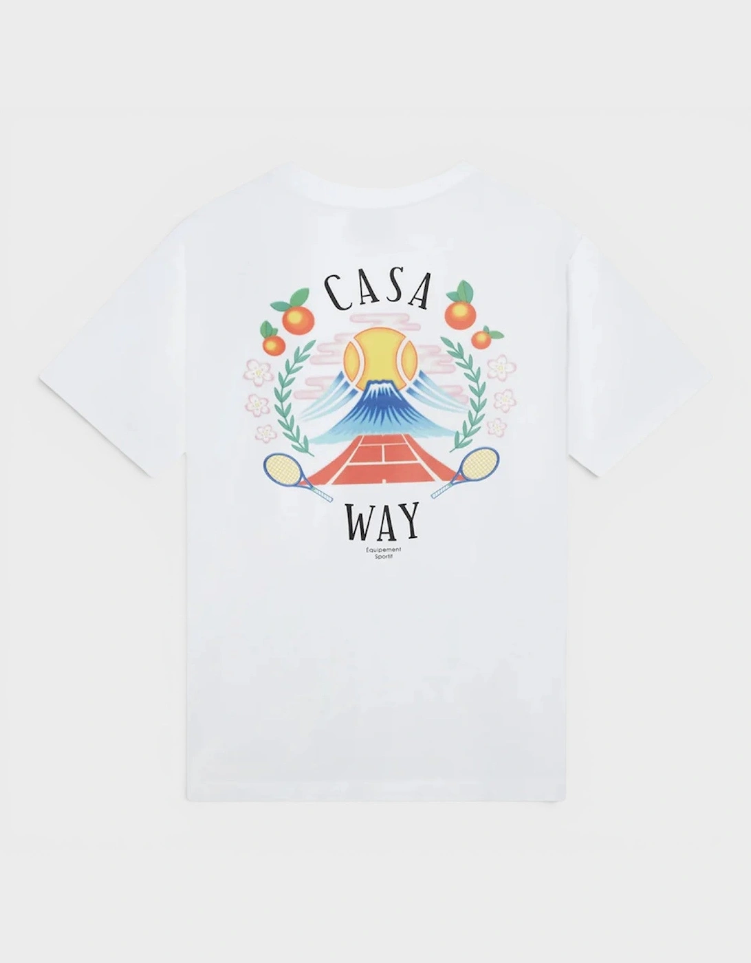 Casa Way Mountain Printed T-Shirt White, 3 of 2