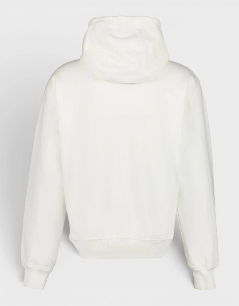 Casa Way Mountain Printed Hoodie Off White