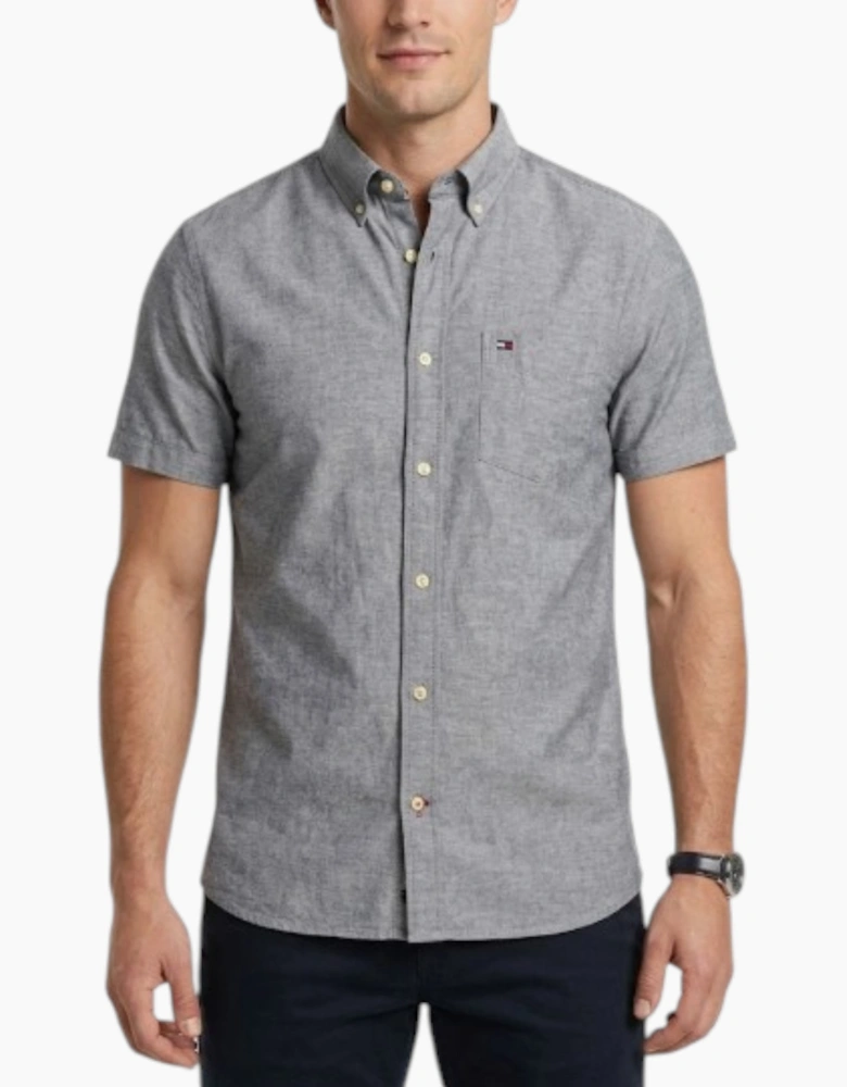 TOMMY HILFIGER Mens Shirt Oxford Lightweight Summer Top