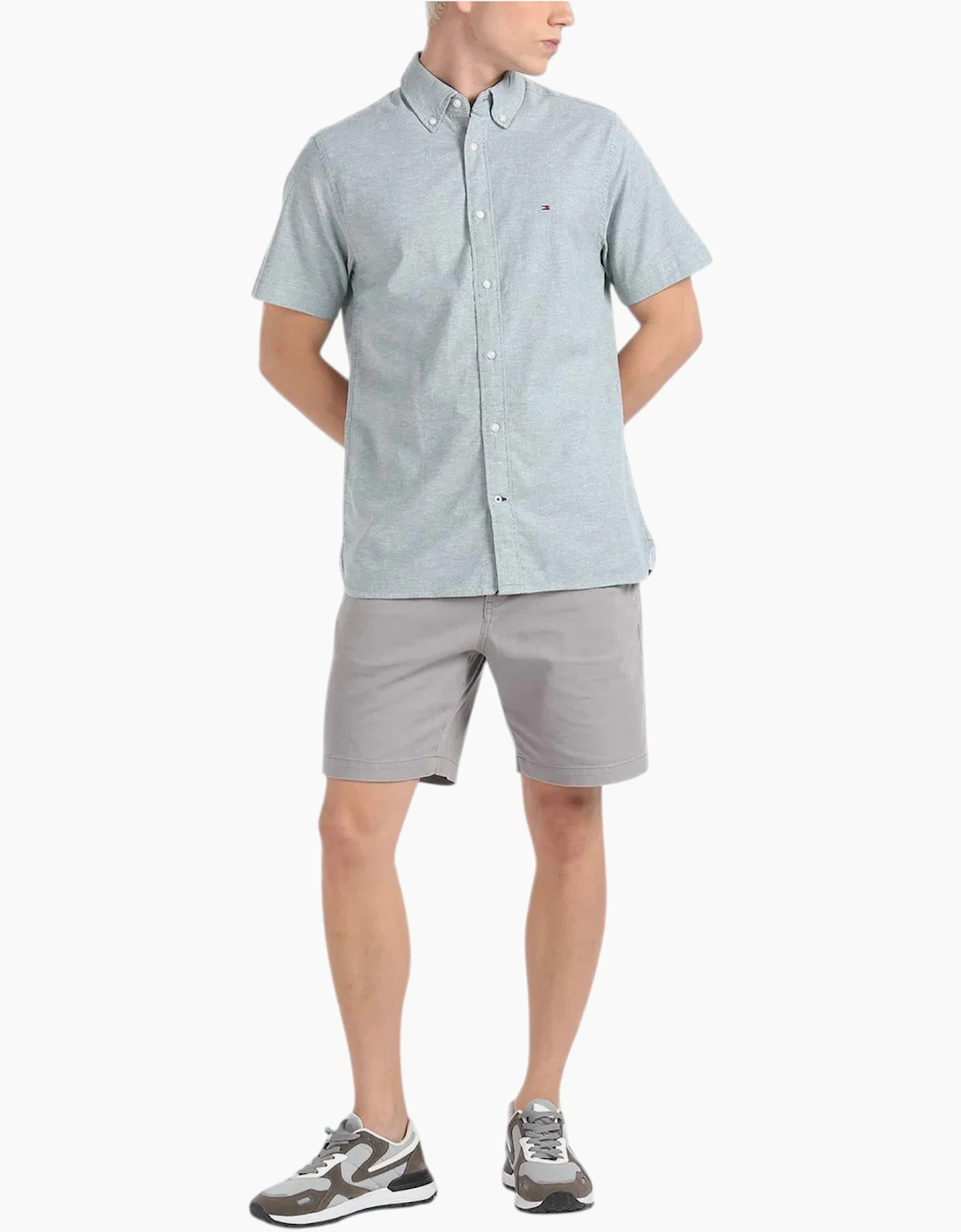 TOMMY HILFIGER Mens Shirt Oxford Lightweight Summer Top