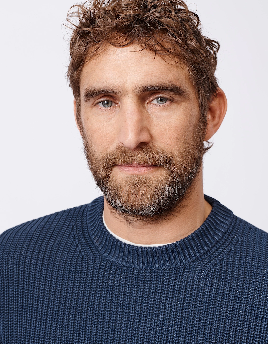 Martin Cotton Ribbed Crew Neck