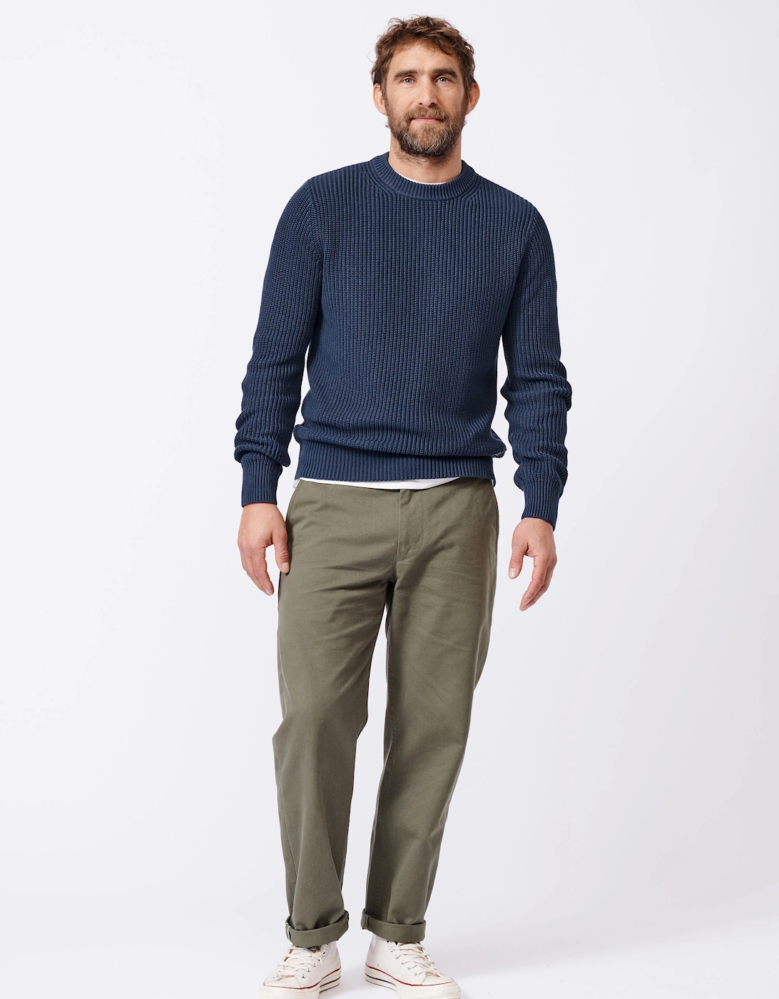 Martin Cotton Ribbed Crew Neck
