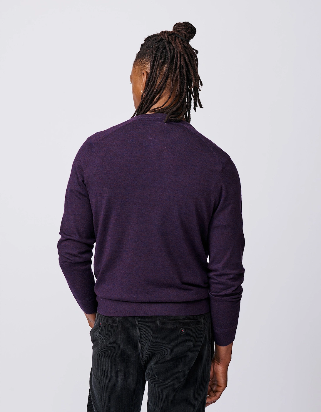 Burnham Extra Fine Merino V-Neck
