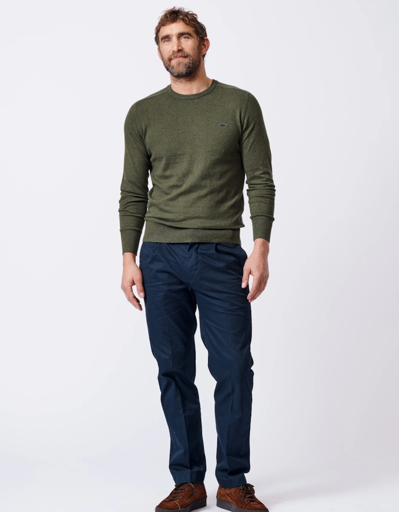 Fulney Cotton Cashmere Crew
