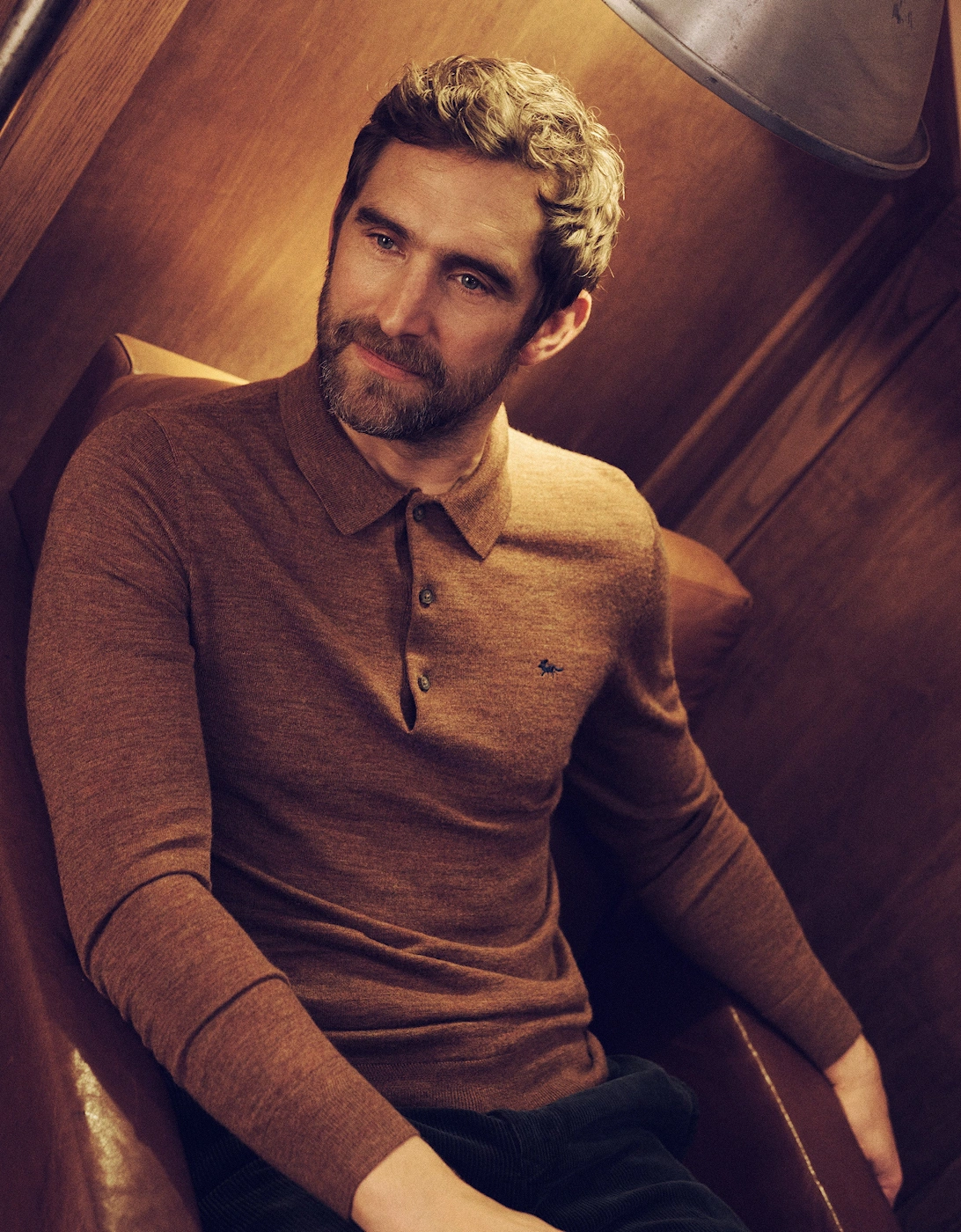Chapel Extra Fine Merino Long Sleeve Polo