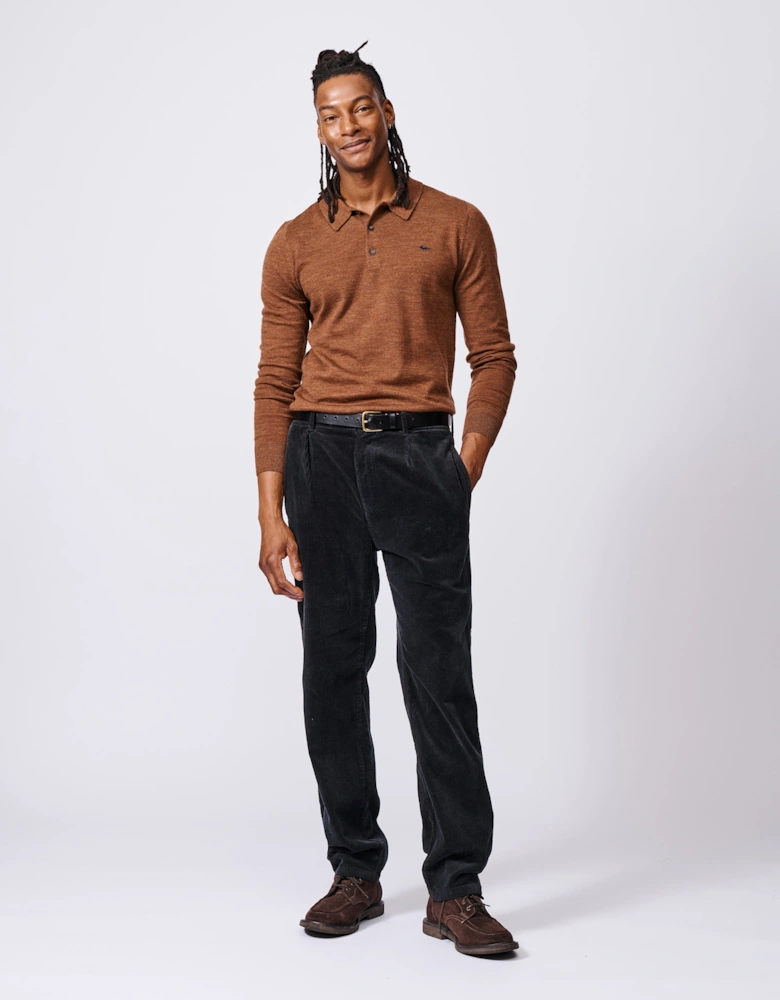 Chapel Extra Fine Merino Long Sleeve Polo