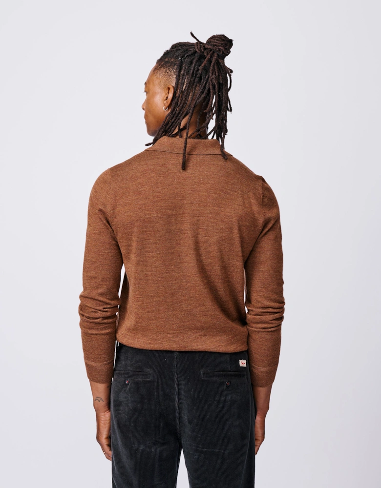 Chapel Extra Fine Merino Long Sleeve Polo
