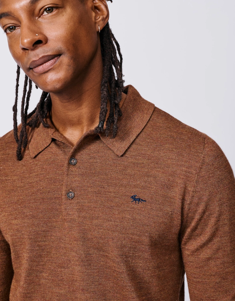Chapel Extra Fine Merino Long Sleeve Polo