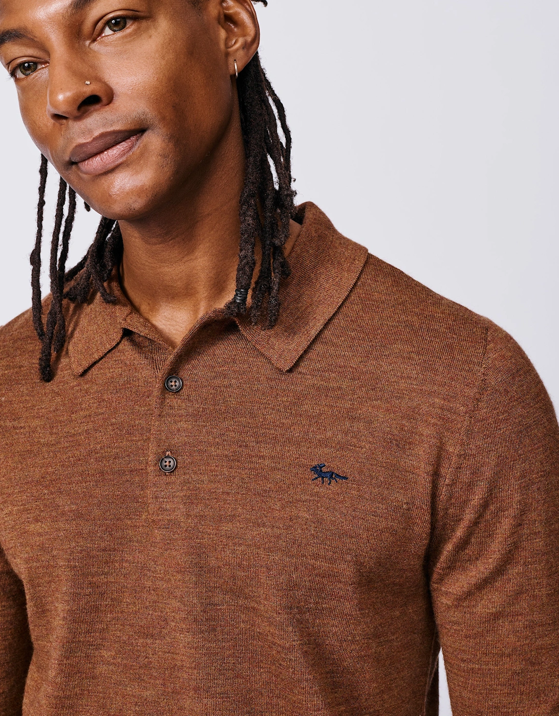 Chapel Extra Fine Merino Long Sleeve Polo