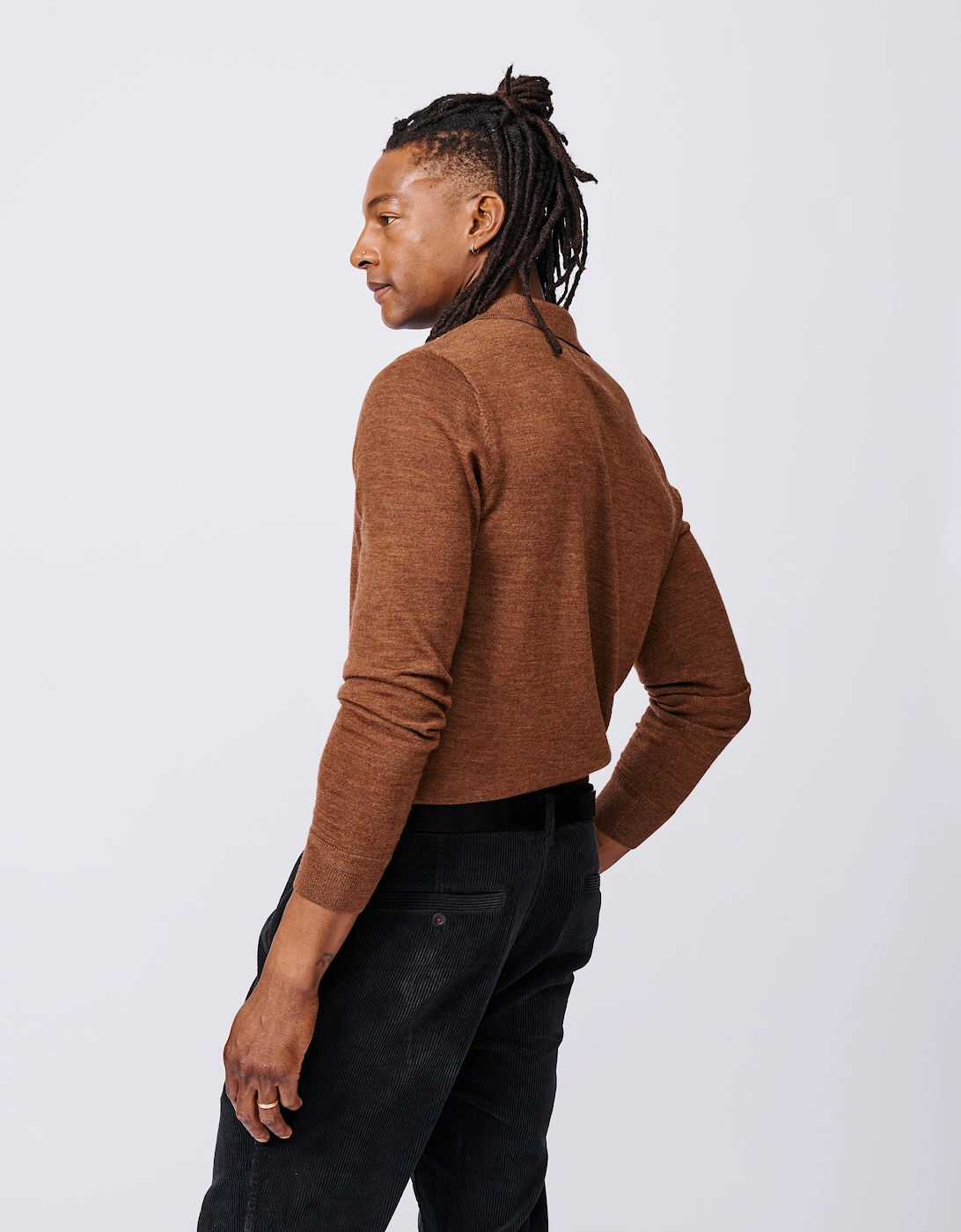 Chapel Extra Fine Merino Long Sleeve Polo