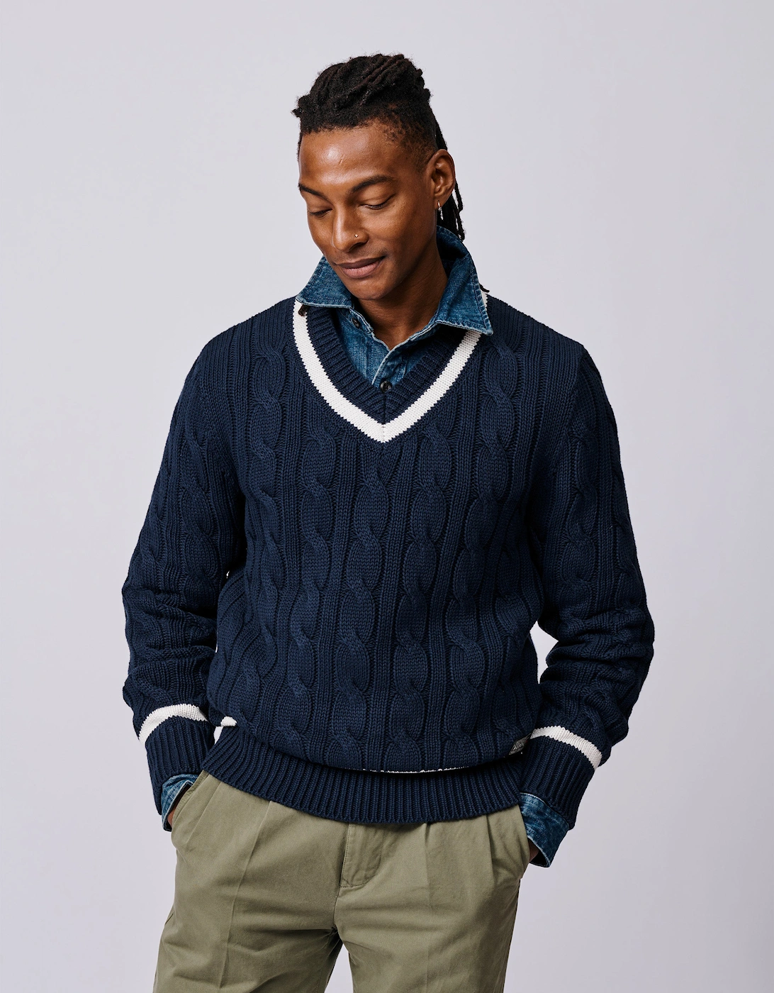Denton Cotton Cricket Jumper, 7 of 6