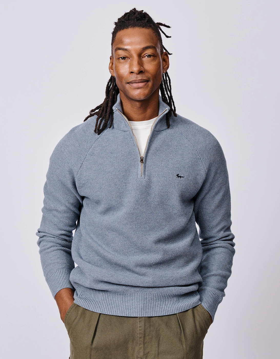 Owmby Cotton Zip Neck, 7 of 6