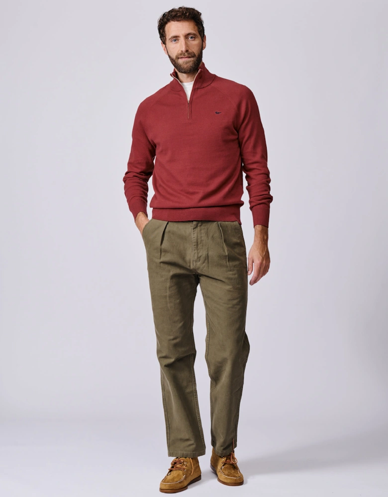 Bonby Cotton Zip Neck