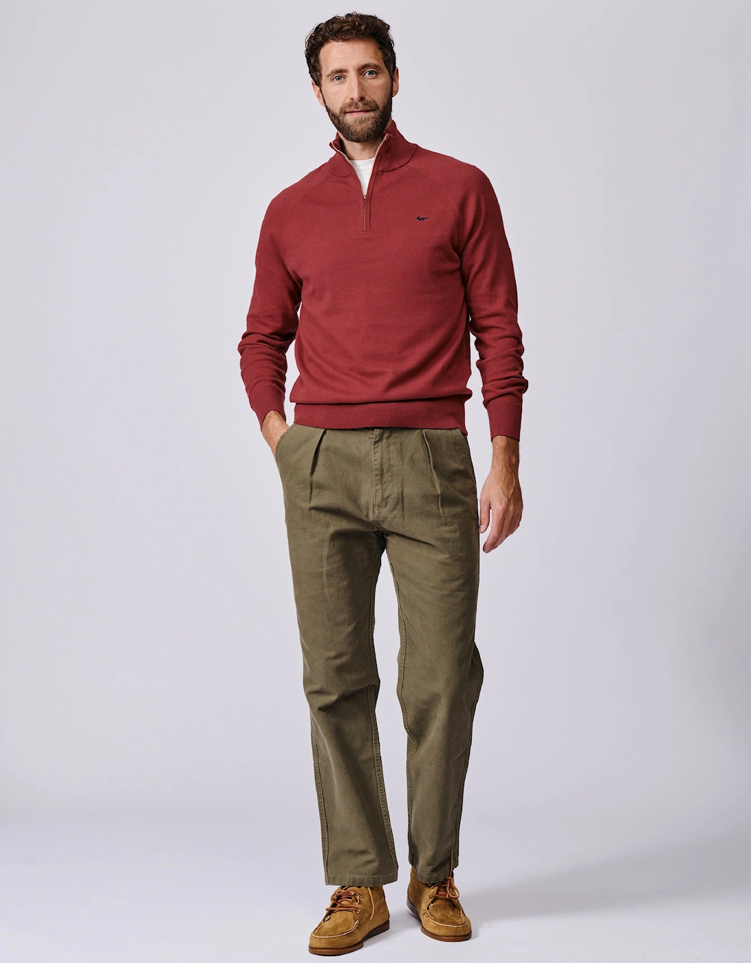 Bonby Cotton Zip Neck