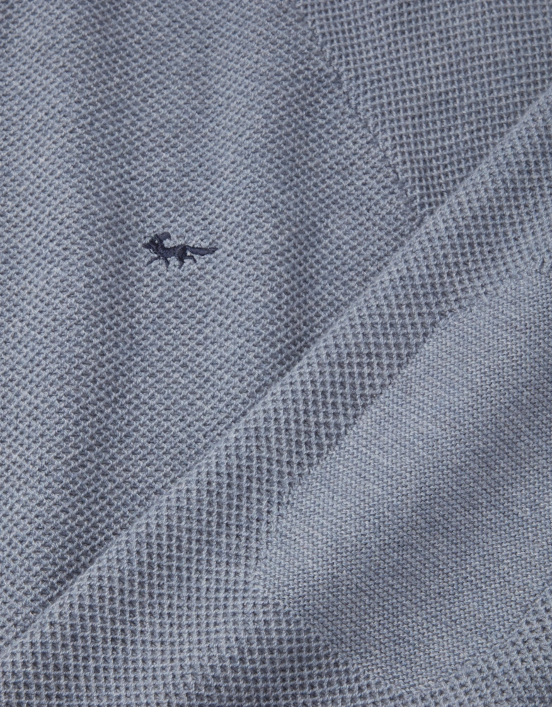 Owmby Cotton Zip Neck