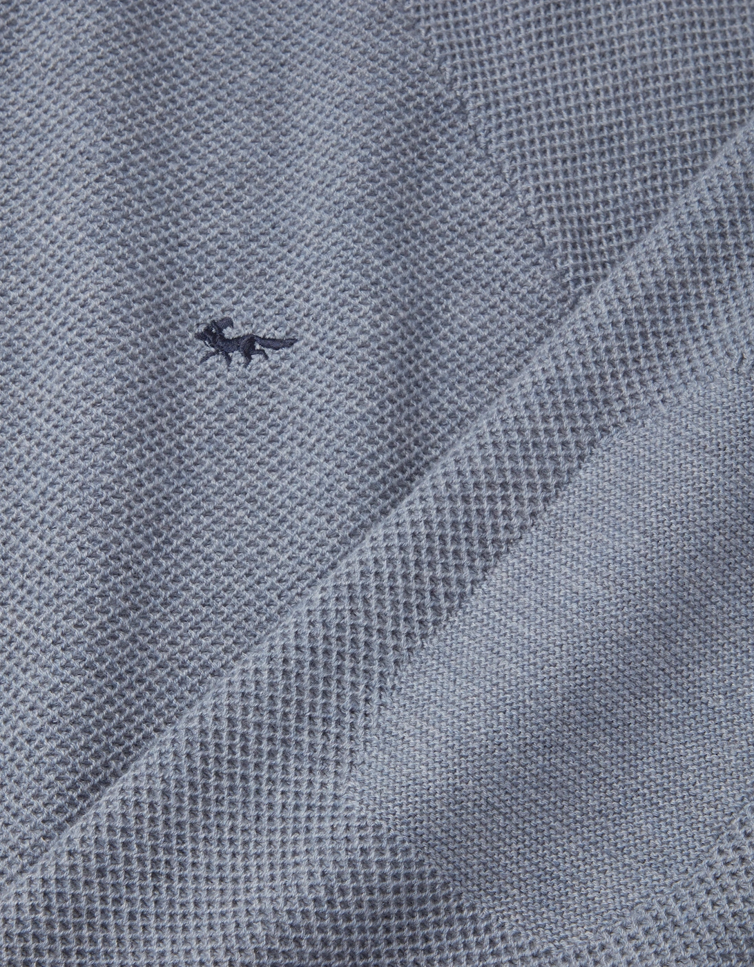 Owmby Cotton Zip Neck