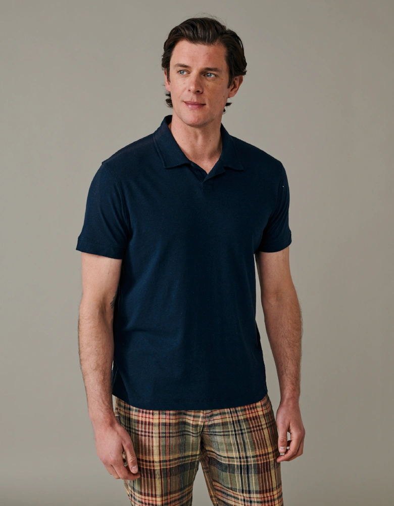 Churchfield Open Collar Polo