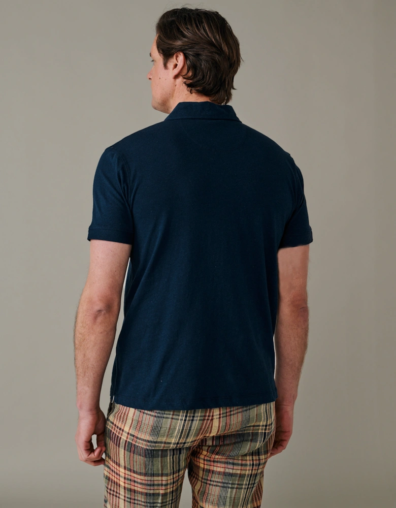 Churchfield Open Collar Polo