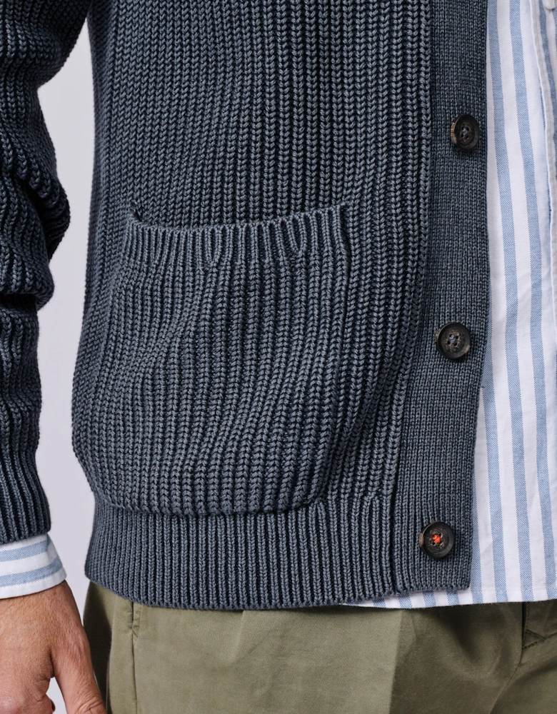 Martin Cotton Collared Cardigan