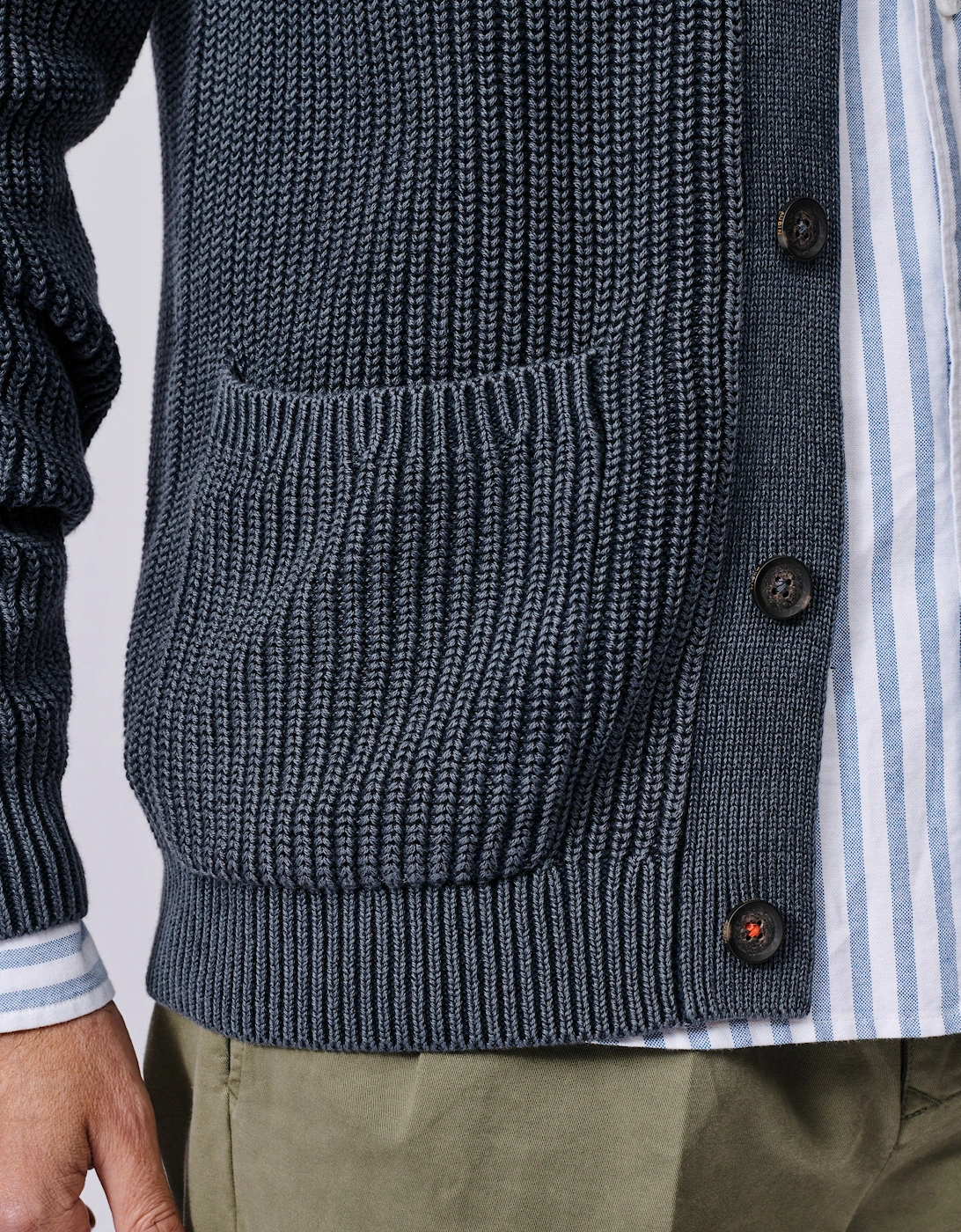 Martin Cotton Collared Cardigan