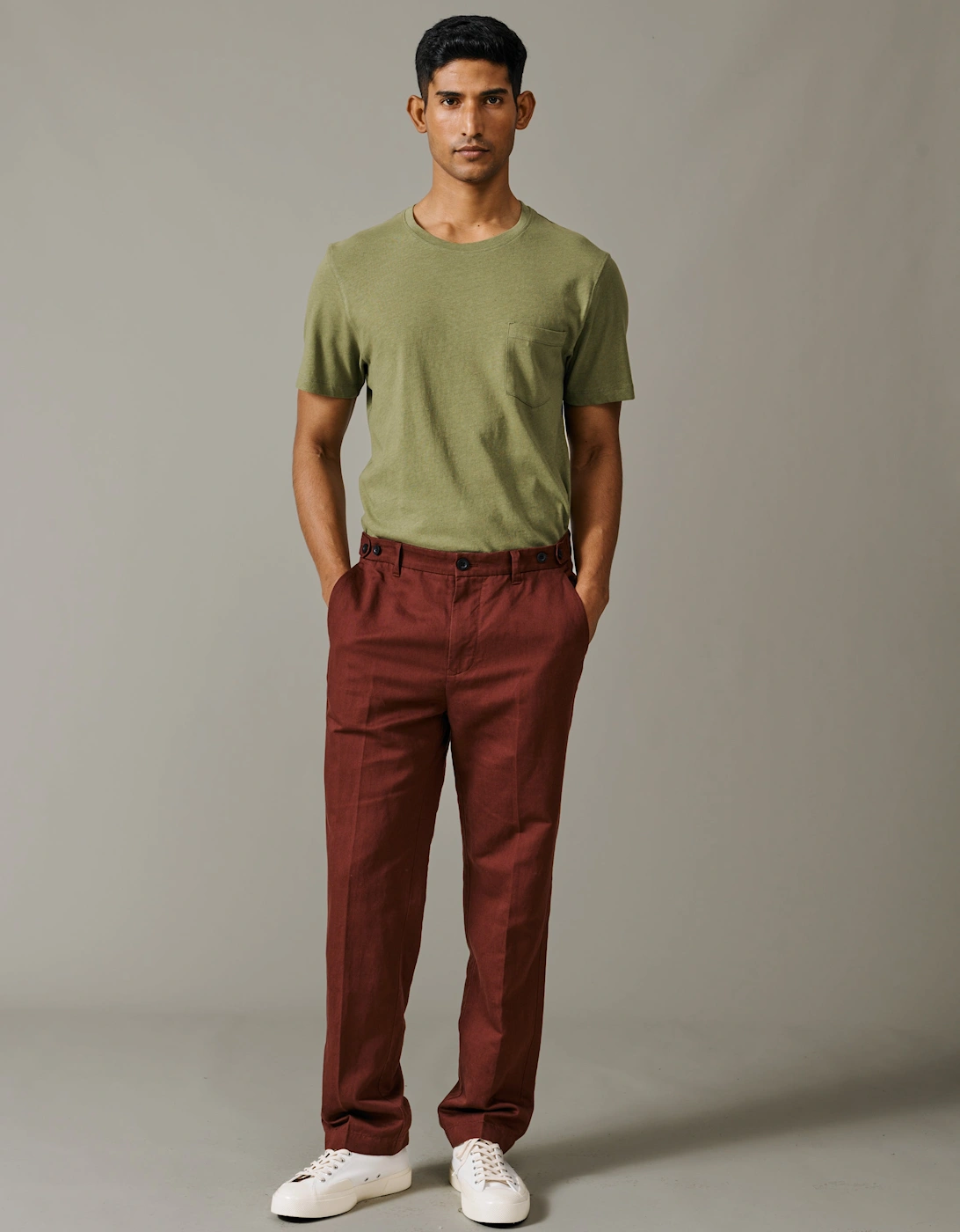 Aldam Cotton Linen T-Shirt